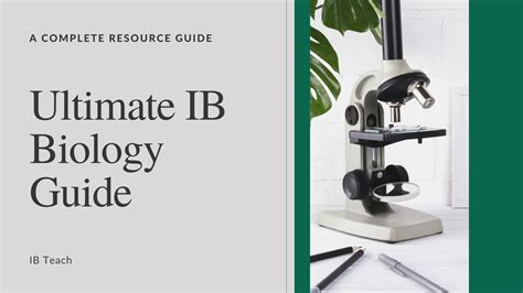 Ultimate IB Biology Guide: A Complete Resource 